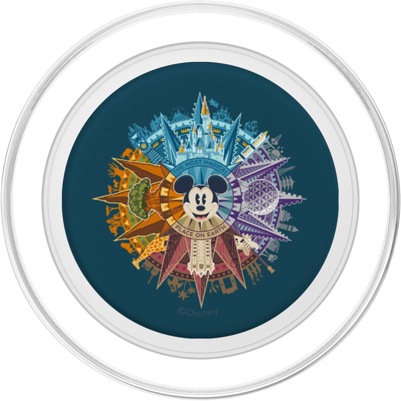 Foto 3 pulgar | Phone Grip Magsafe Del 50 Aniversario De Mickey Mouse De Disney World - Venta Internacional.