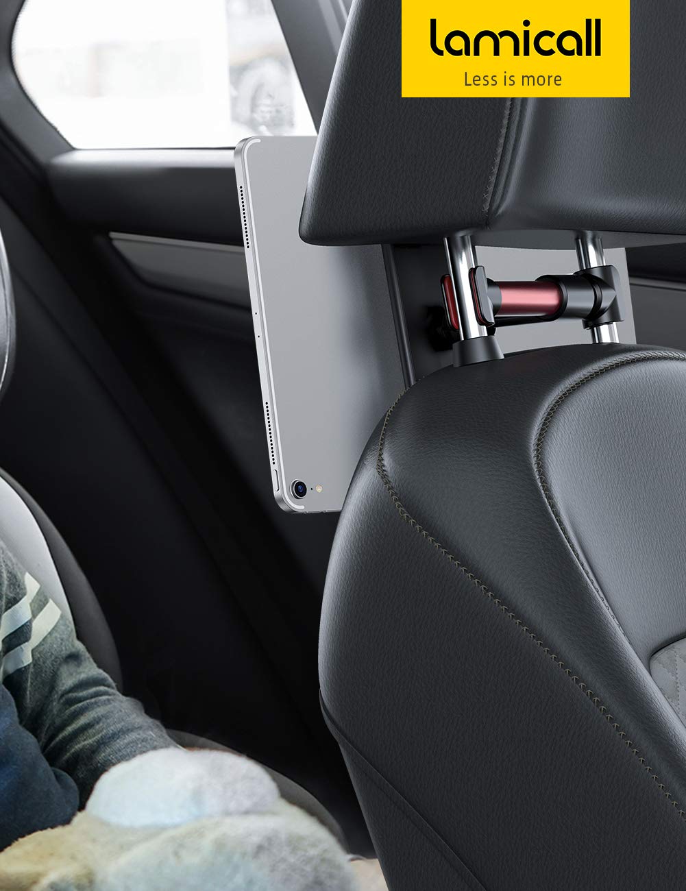 Foto 8 pulgar | Soporte Para Reposacabezas De Coche Lamicall Para Ipad, Color Rojo - Venta Internacional.