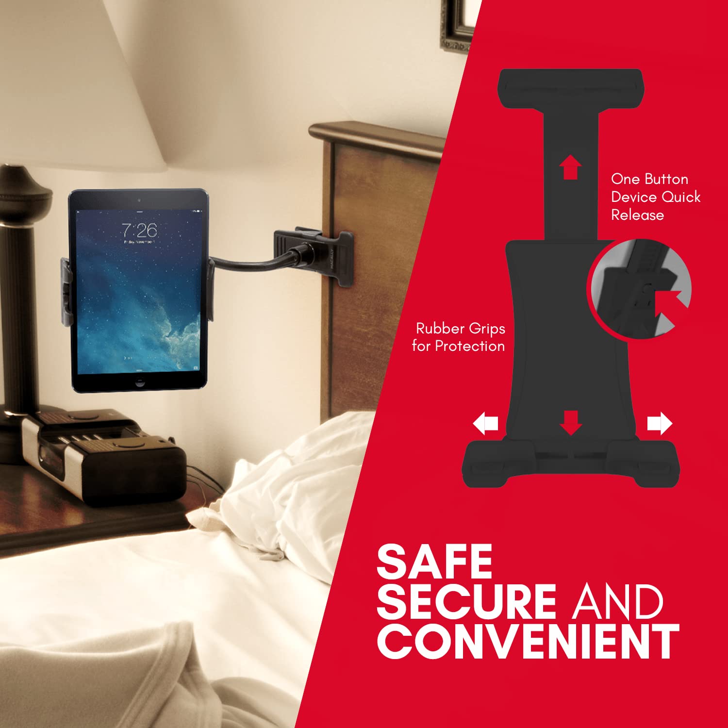 Foto 6 pulgar | Soporte con Clip para Teléfono Ajustable Macally - Venta Internacional