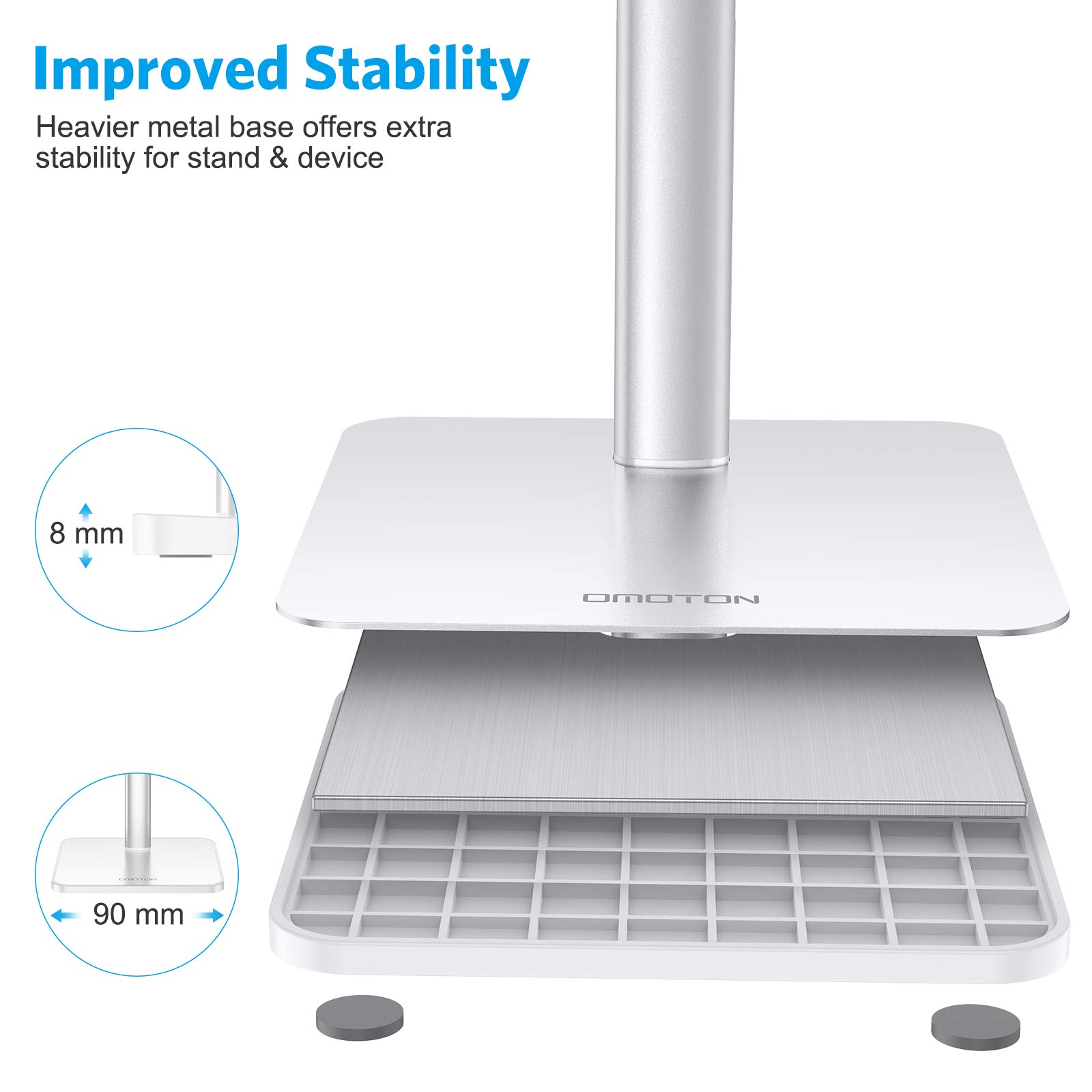 Foto 7 | Soporte De Teléfono Celular Omoton Ajustable Para Iphone Samsung - Venta Internacional.