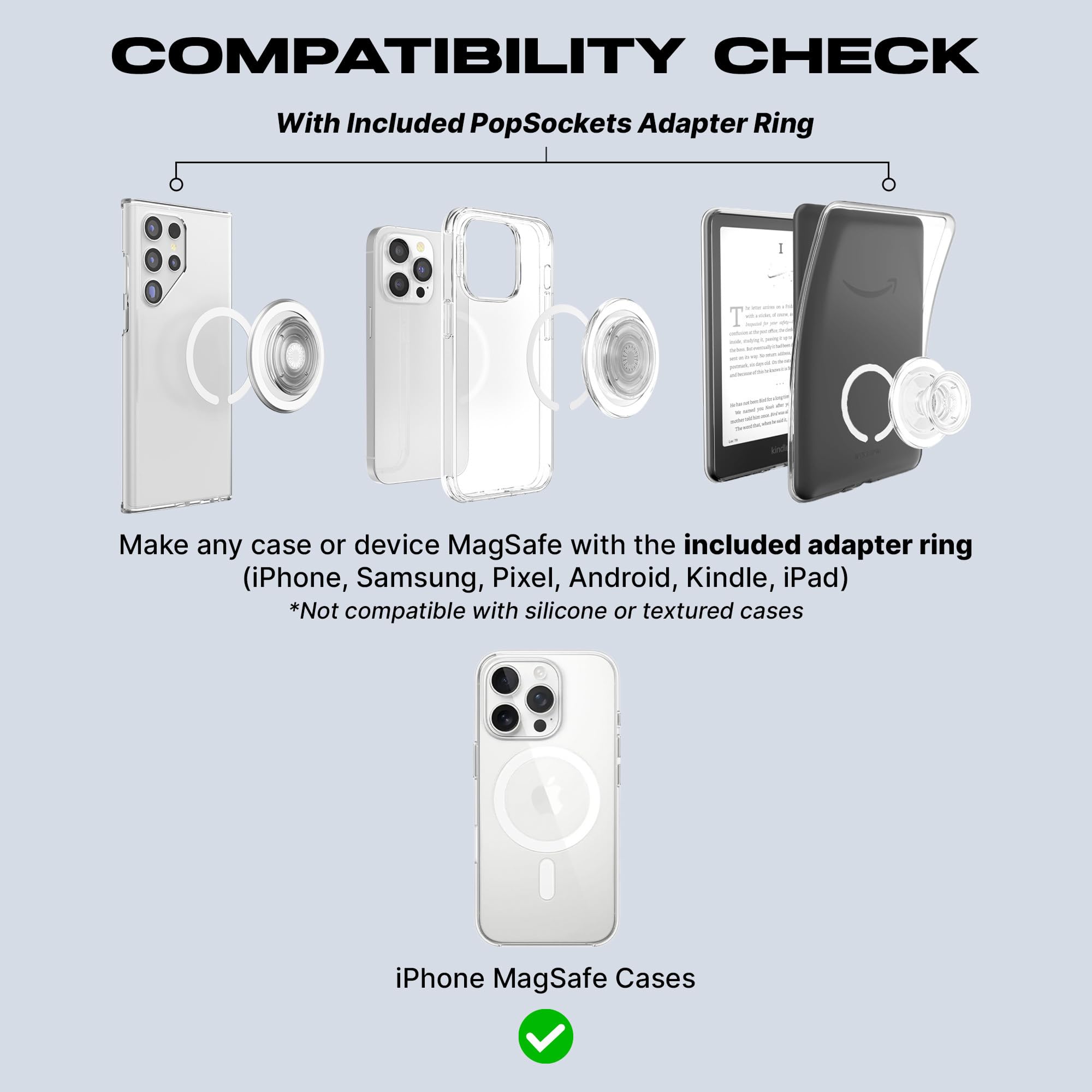 Foto 6 pulgar | Soporte Para Teléfono Popsockets Redondo Compatible Con Magsafe - Aura - Venta Internacional.