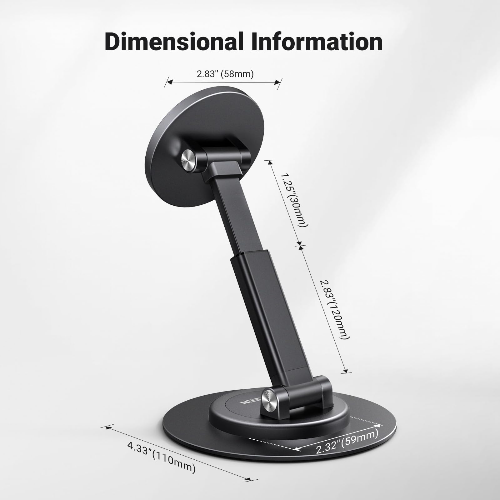 Foto 8 pulgar | Soporte Magnético Ugreen Para Iphone Magsafe Con Rotación De 360° - Venta Internacional.