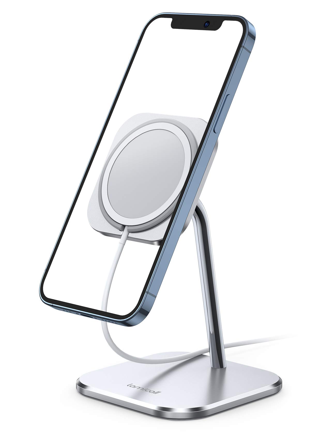Soporte De Teléfono Lamicall Para Apple Magsafe Charger De Aluminio De 15 W - Venta Internacional. $582
