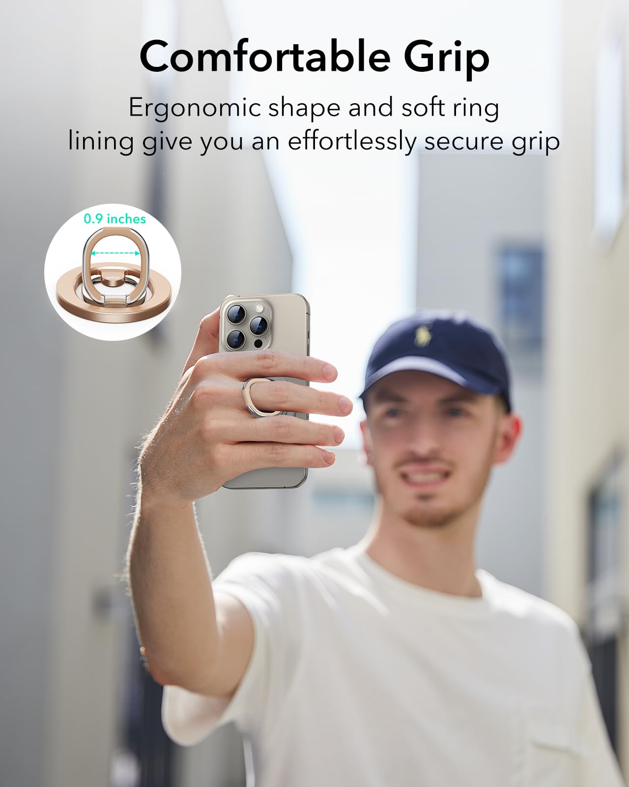 Foto 4 pulgar | Soporte De Anillo Y Empuñadura De Teléfono Esr Para Magsafe Iphone S25 - Venta Internacional.