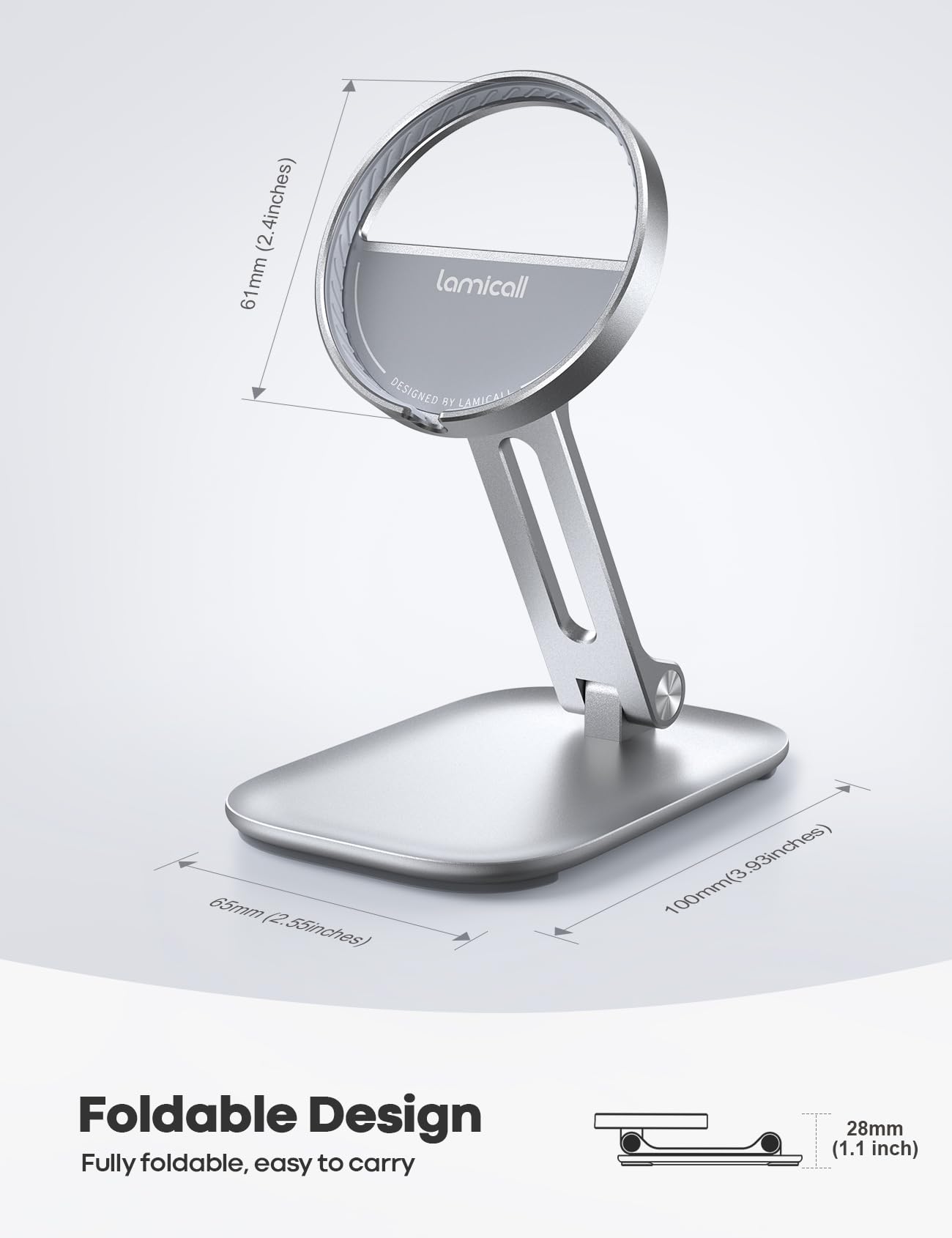 Foto 7 pulgar | Soporte De Teléfono Lamicall Para Apple Magsafe Charger [no Compatible Con 2024] - Venta Internacional.