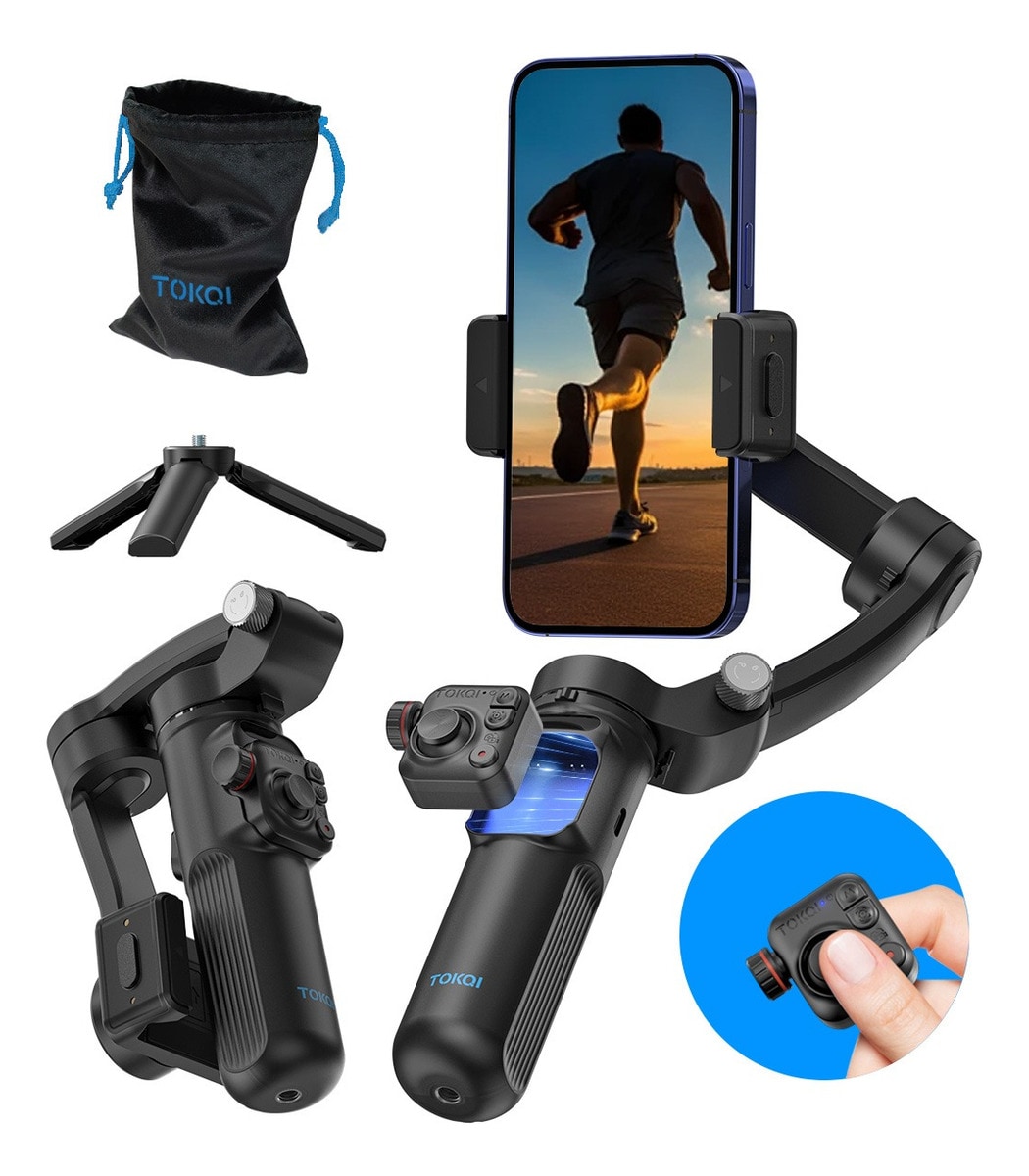 Estabilizador Gimbal Para Celular M02 De 3 Ejes Con App $915