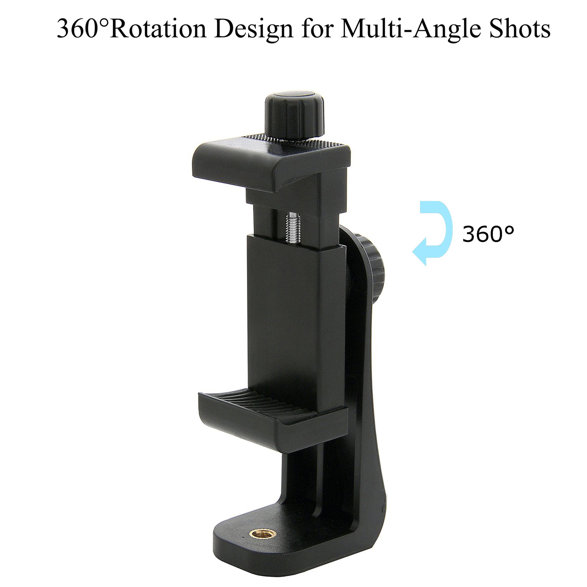 Foto 5 pulgar | Cabezal De Soporte Para Teléfono Con Trípode Con Adaptador De Tornillo Estándar - Venta Internacional.