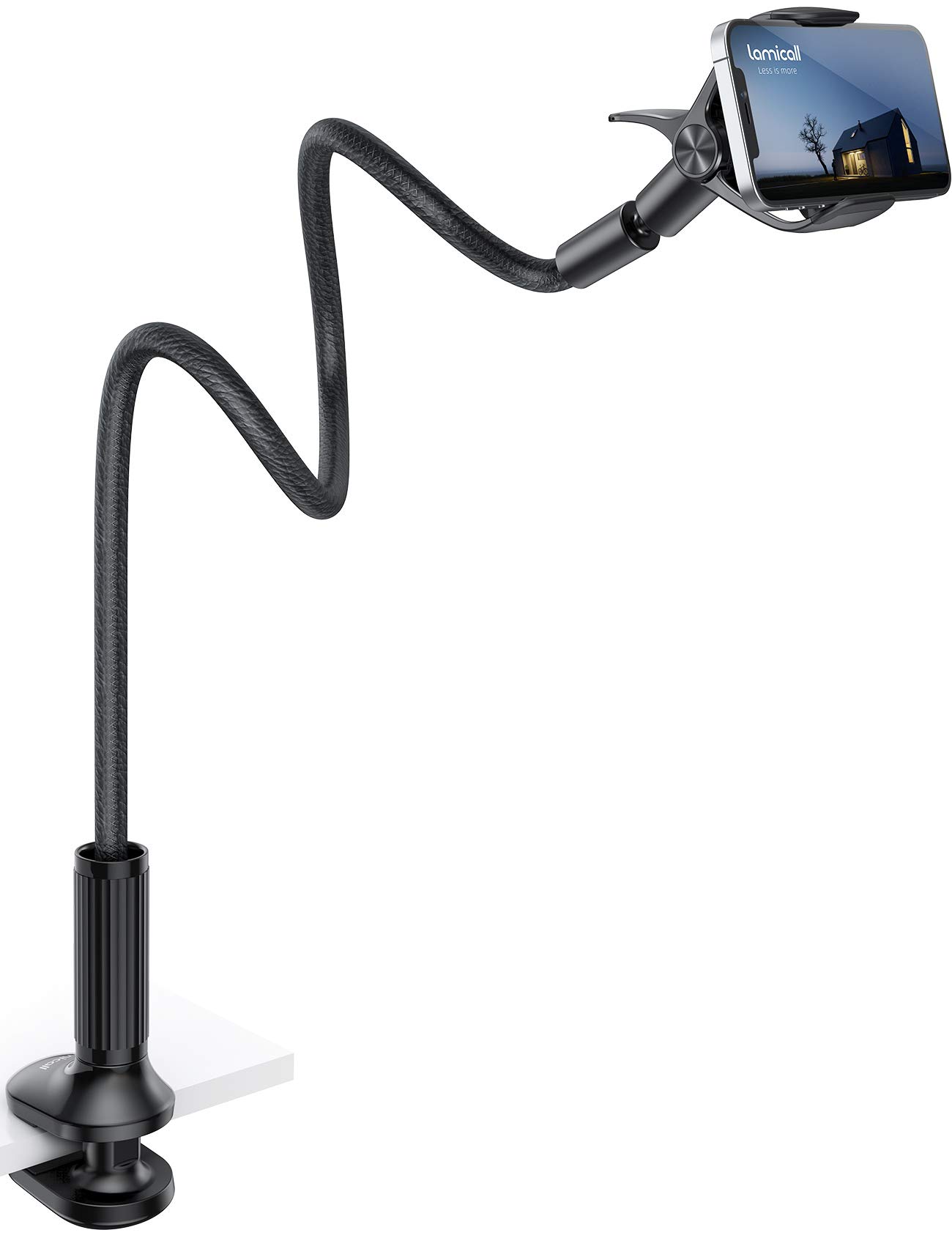 Foto 2 pulgar | Soporte De Teléfono Lamicall Con Cuello De Cisne Para Cama, Brazo De Piel De 98 Cm - Venta Internacional.