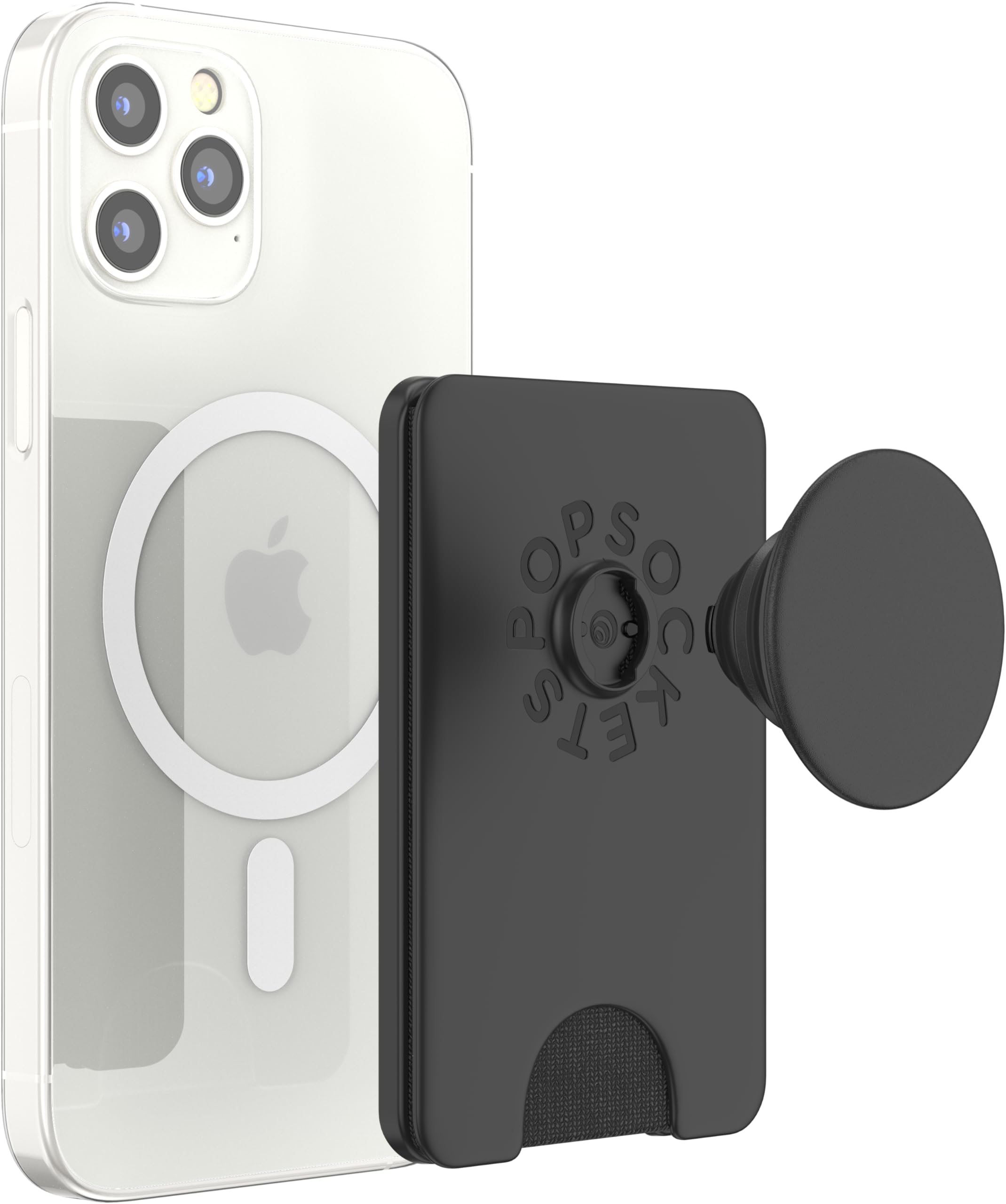 Foto 2 | Cartera Para Teléfono Popsockets Con Agarre Expandible Para Magsafe , Color Negro - Venta Internacional.