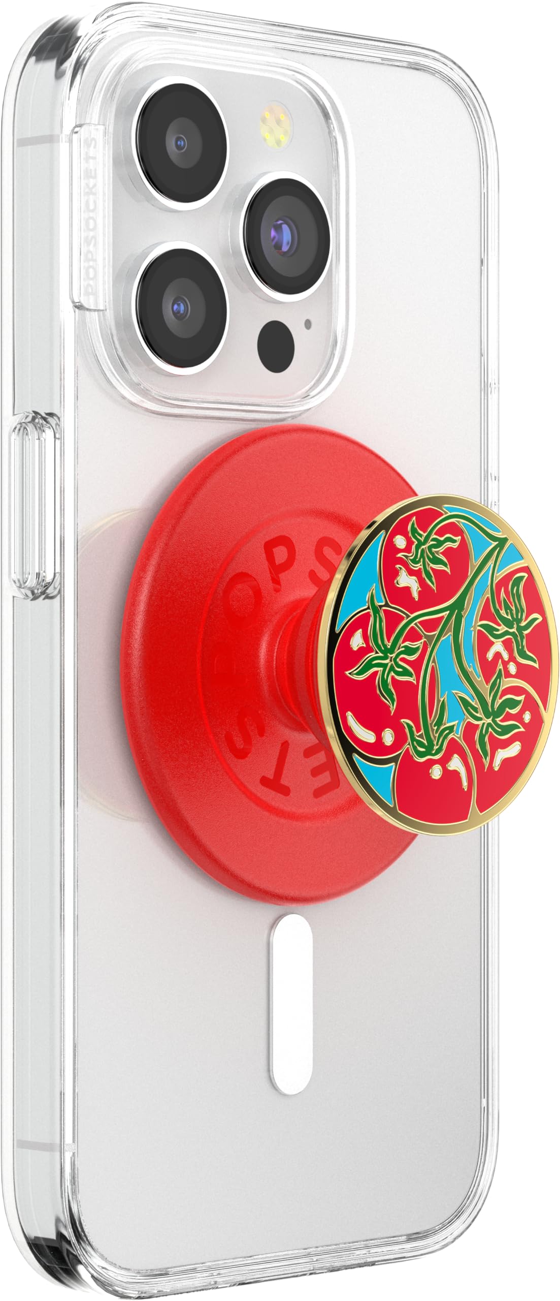 Foto 1 | Empuñadura De Teléfono Popsockets Redonda Tomato Rosso Compatible Con Magsafe - Venta Internacional.