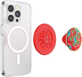 Foto 3 | Empuñadura De Teléfono Popsockets Redonda Tomato Rosso Compatible Con Magsafe - Venta Internacional.