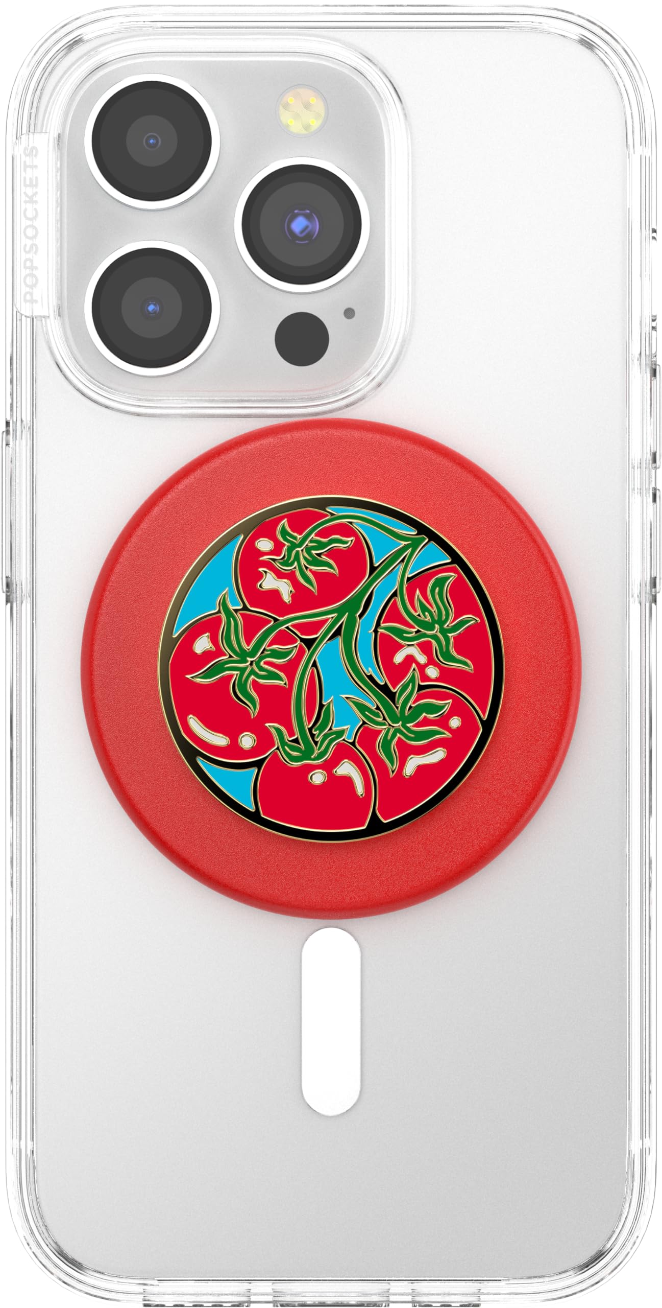 Foto 5 pulgar | Empuñadura De Teléfono Popsockets Redonda Tomato Rosso Compatible Con Magsafe - Venta Internacional.