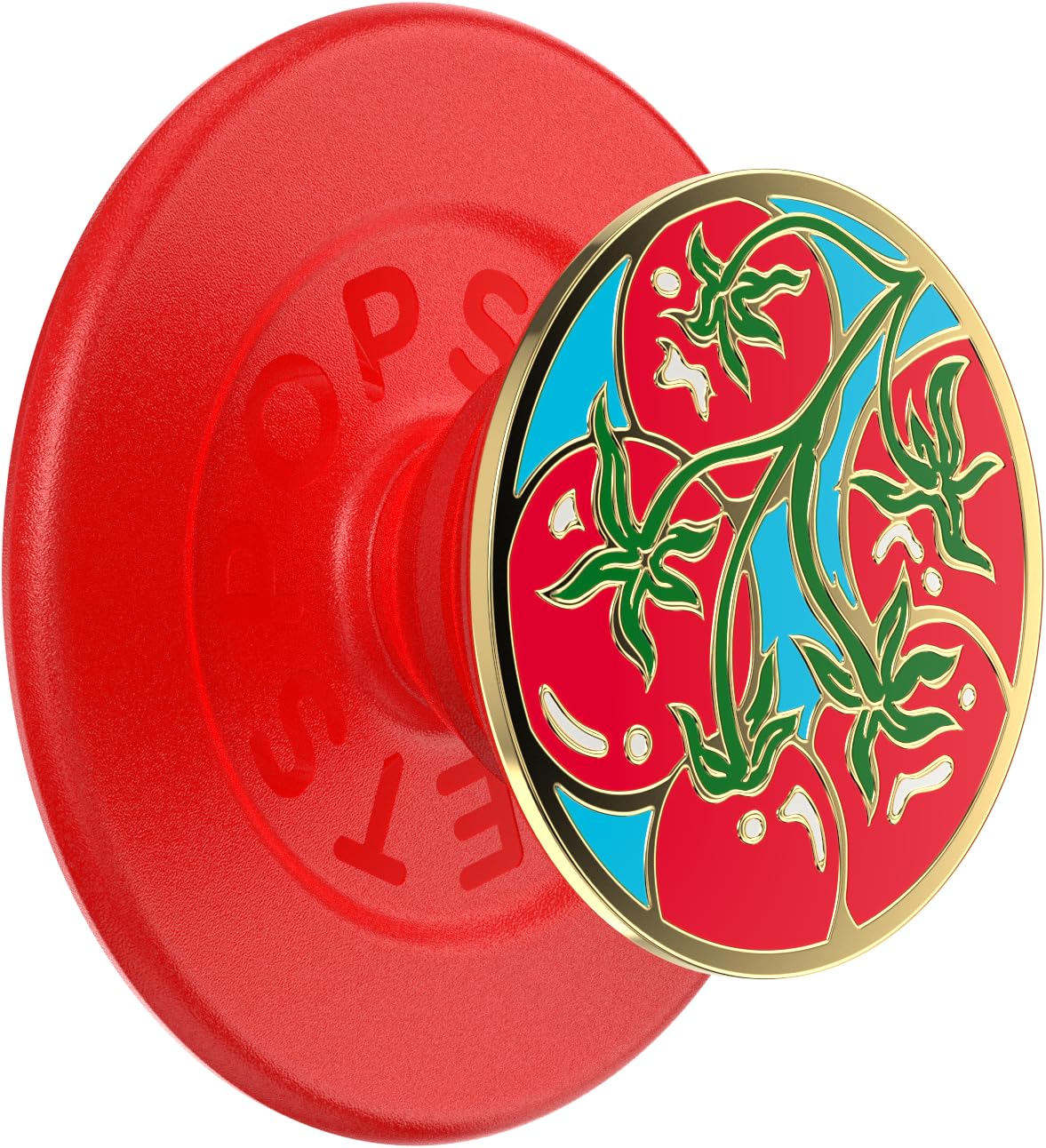Foto 5 | Empuñadura De Teléfono Popsockets Redonda Tomato Rosso Compatible Con Magsafe - Venta Internacional.