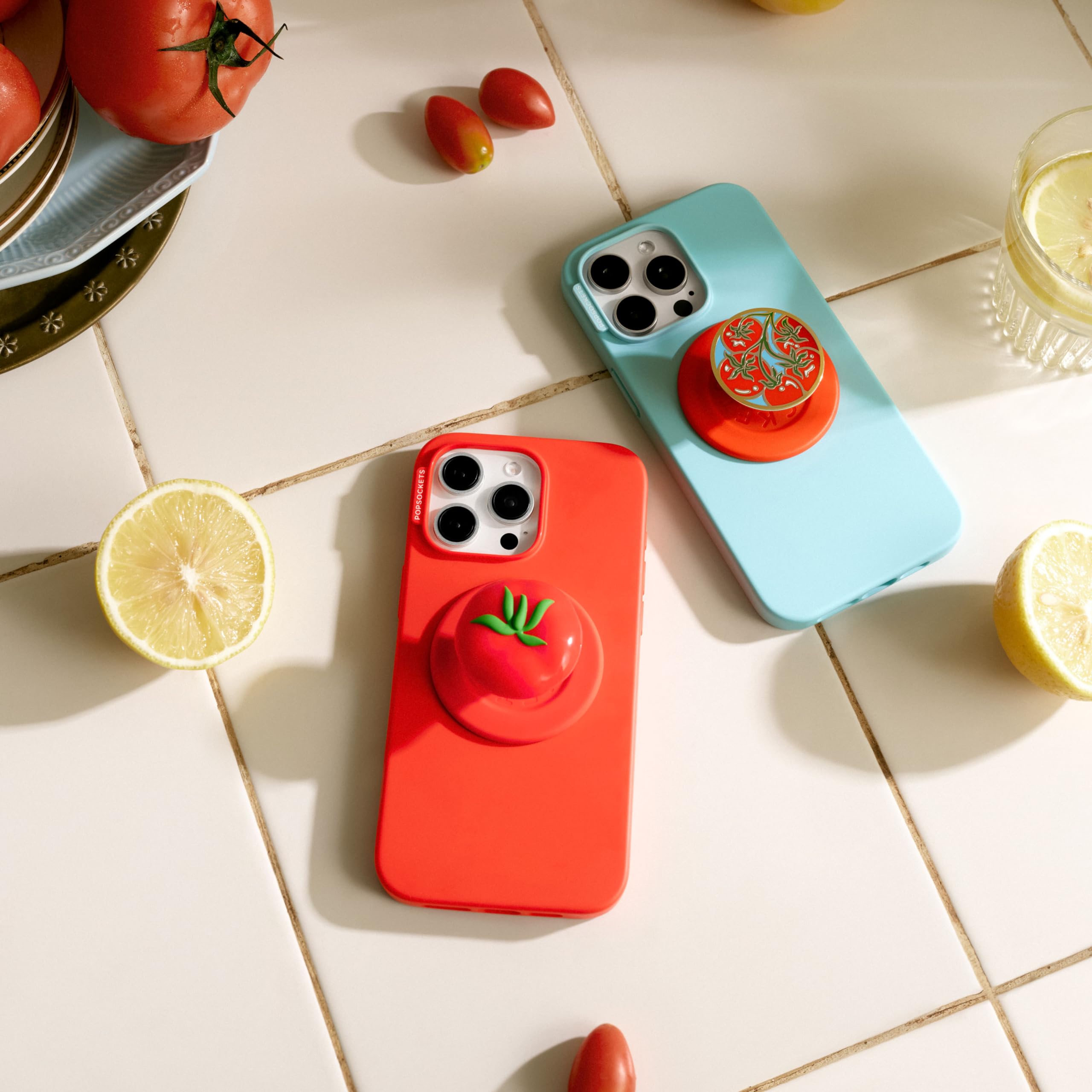 Foto 7 pulgar | Empuñadura De Teléfono Popsockets Redonda Tomato Rosso Compatible Con Magsafe - Venta Internacional.
