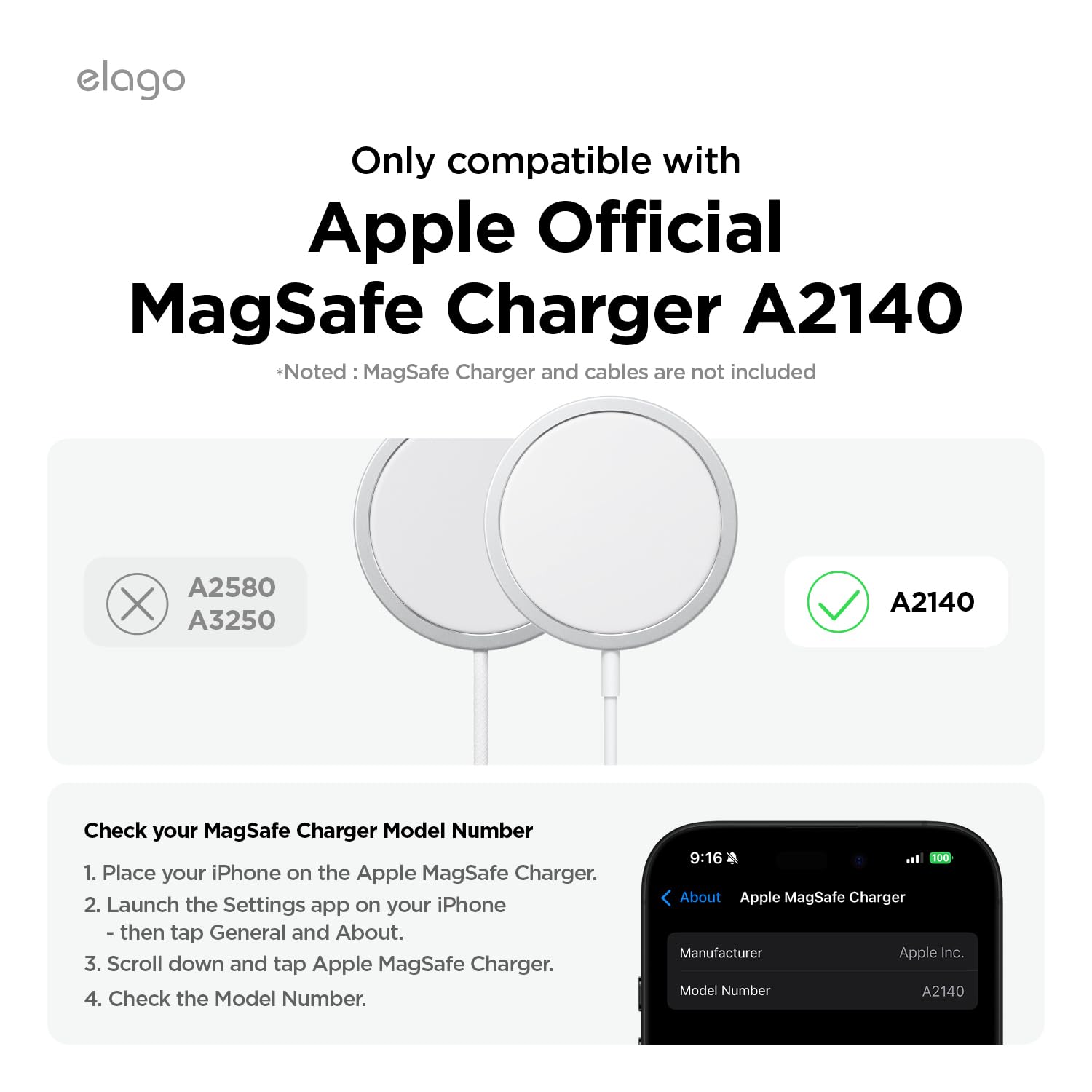 Foto 3 pulgar | Soporte De Carga Elago Ms2 Compatible Con Magsafe Iphone - Venta Internacional.