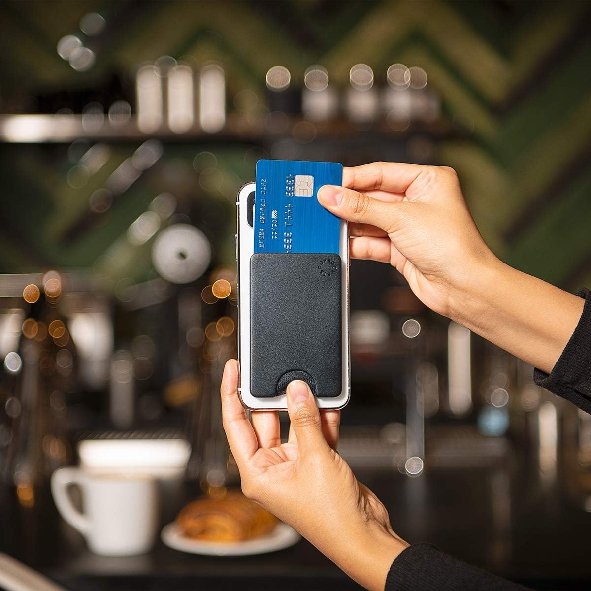 Foto 7 pulgar | Tarjetero Popsockets Popwallet Negro - Venta Internacional.