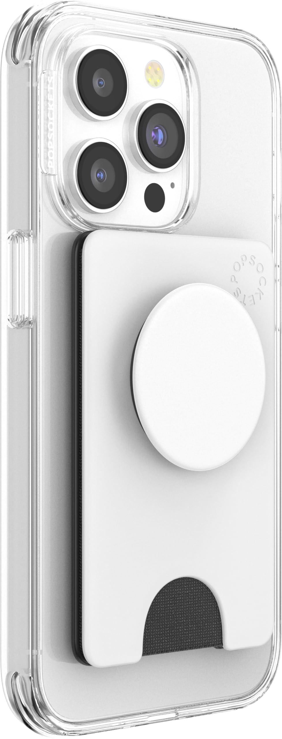 Foto 3 pulgar | Cartera De Teléfono Popsockets Popwallet Blanca Y Negra Para Tarjetas - Venta Internacional.