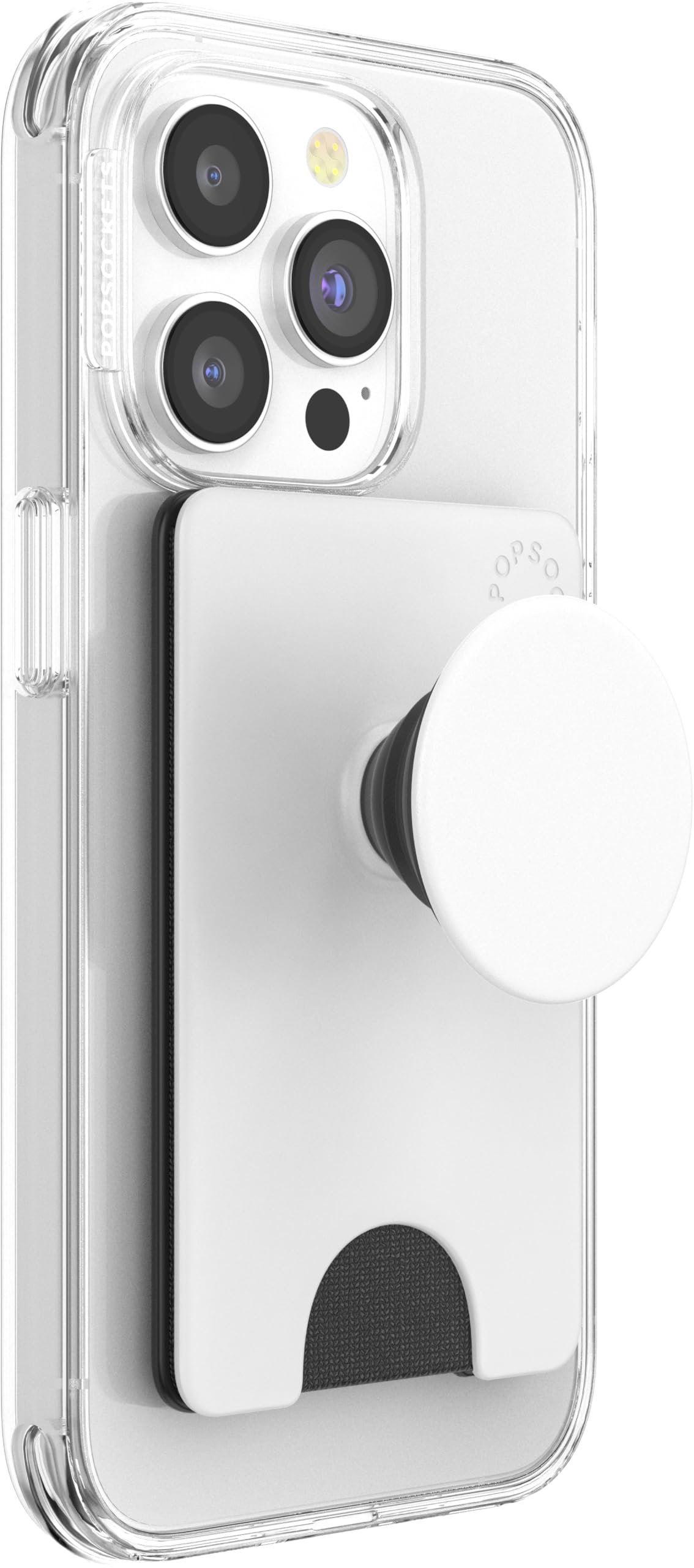 Foto 4 pulgar | Cartera De Teléfono Popsockets Popwallet Blanca Y Negra Para Tarjetas - Venta Internacional.