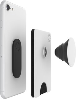 Foto 6 | Cartera De Teléfono Popsockets Popwallet Blanca Y Negra Para Tarjetas - Venta Internacional.