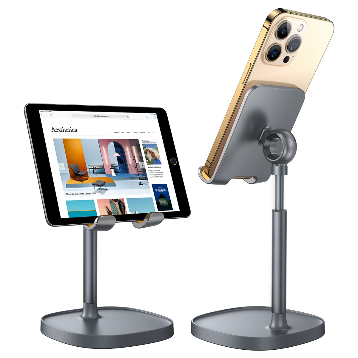 Foto 2 pulgar | Soporte Para Teléfono Celular Lisen De Aluminio Ajustable En Ángulo De Altura - Venta Internacional.