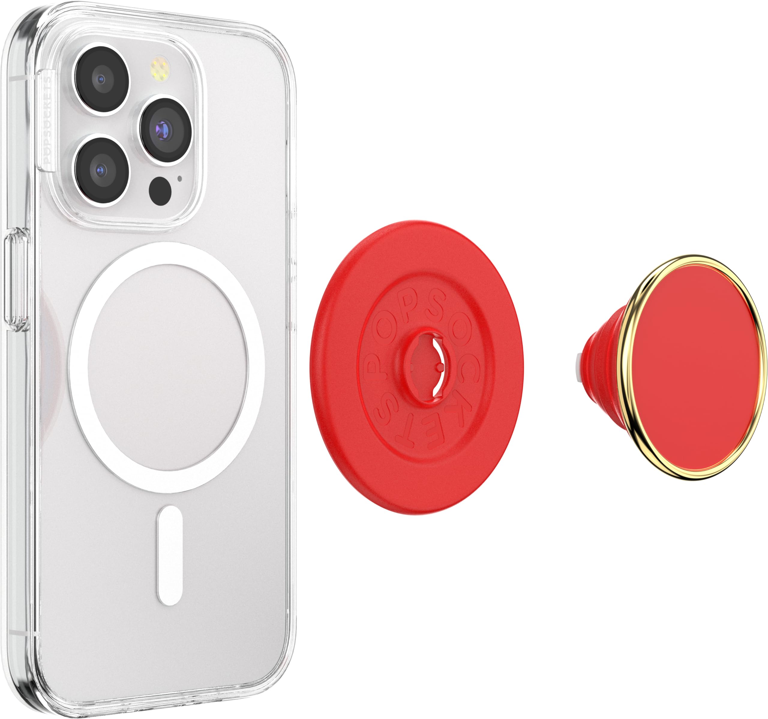 Foto 4 pulgar | Soporte Para Teléfono, Popsockets, Redondo, Compatible Con Magsafe, Color Rojo - Venta Internacional.