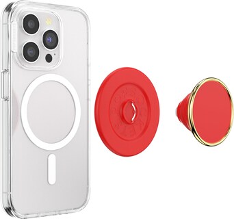 Foto 3 | Soporte Para Teléfono, Popsockets, Redondo, Compatible Con Magsafe, Color Rojo - Venta Internacional.