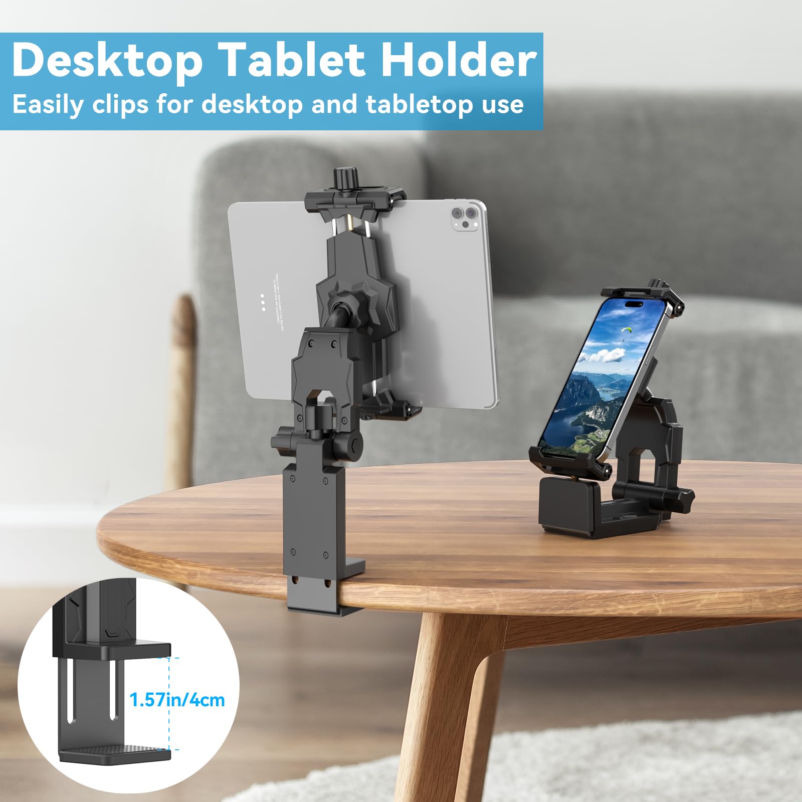 Foto 4 pulgar | Soporte Para Tableta Kdd Airplane Ajustable Travel Tesla - Venta Internacional.