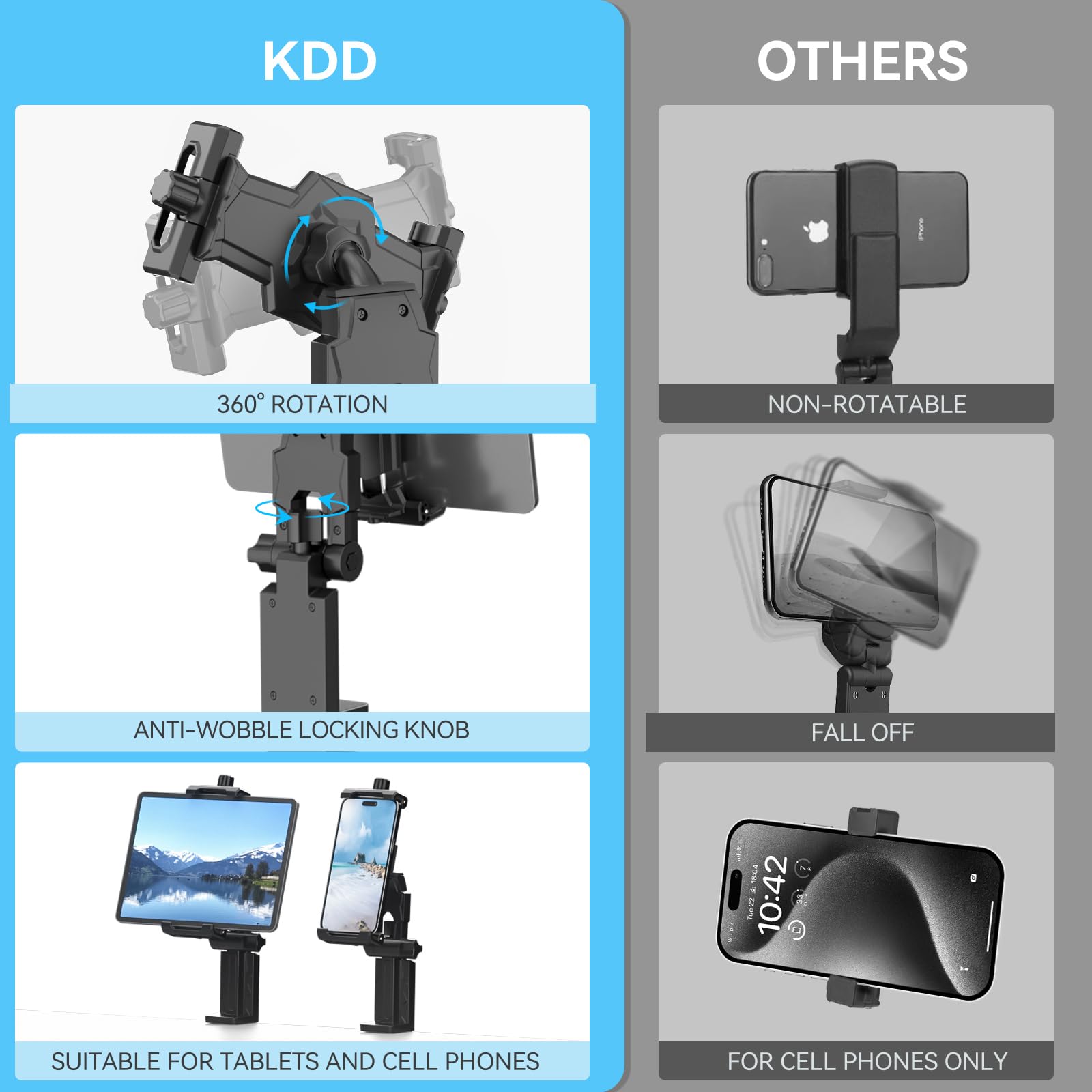 Foto 7 pulgar | Soporte Para Tableta Kdd Airplane Ajustable Travel Tesla - Venta Internacional.