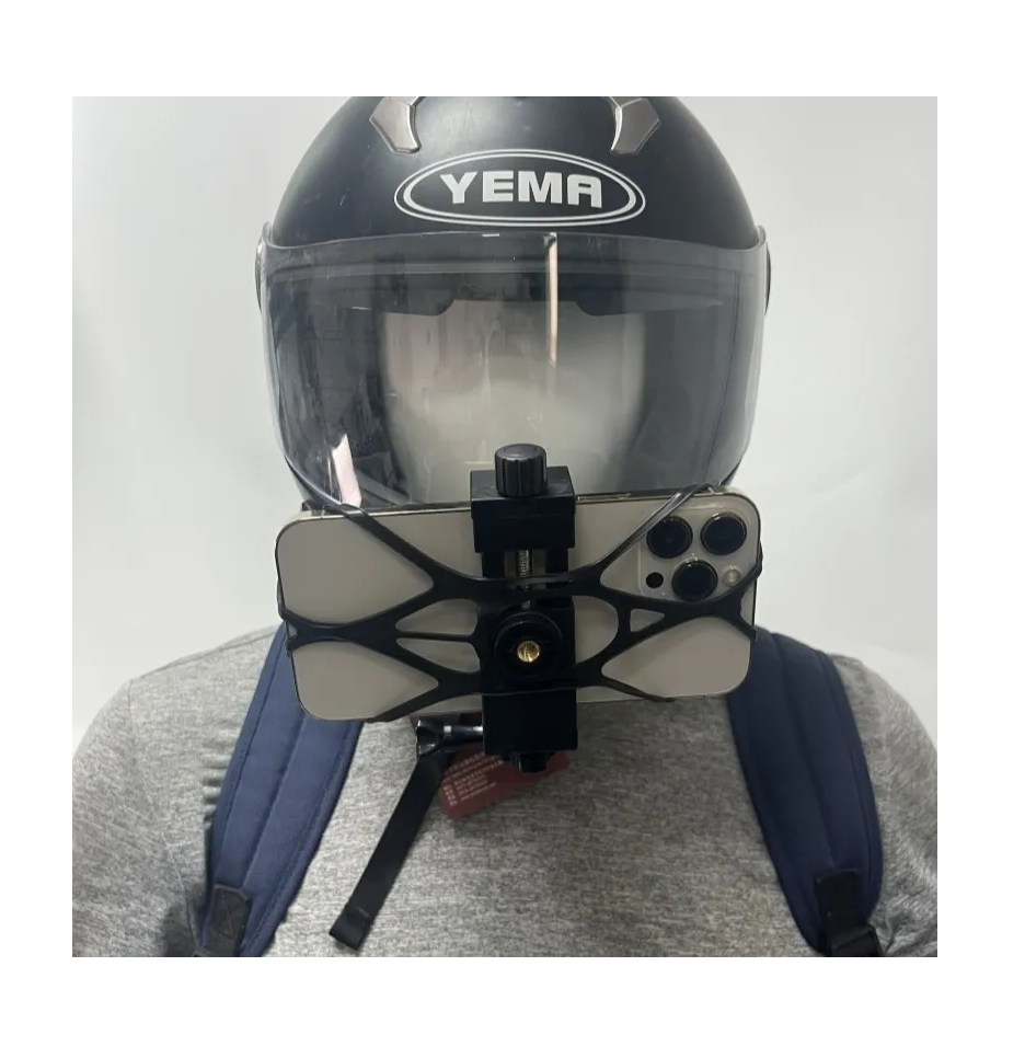 Foto 6 pulgar | Arnes Base Soporte Casco Moto Para Iphone/gopro
