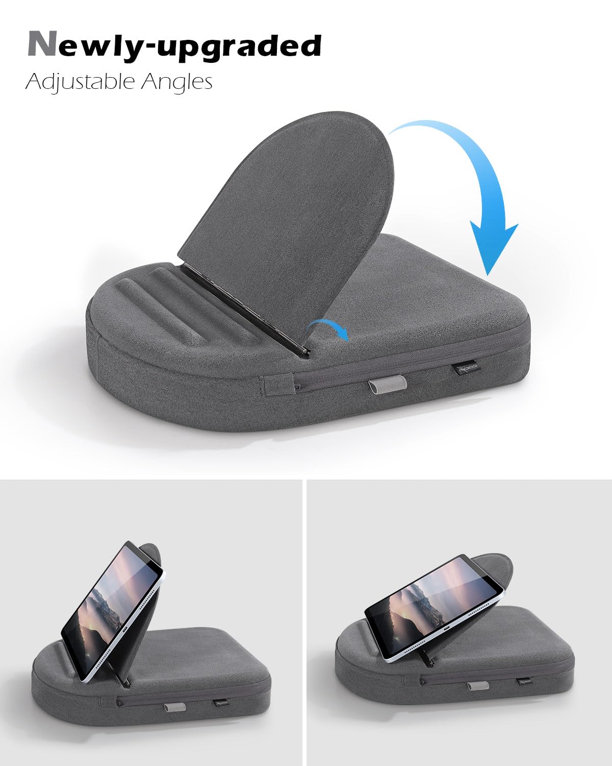 Foto 3 pulgar | Soporte De Almohada Para Tableta Moko Con Ángulos De Visión Ajustables  Gris - Venta Internacional.