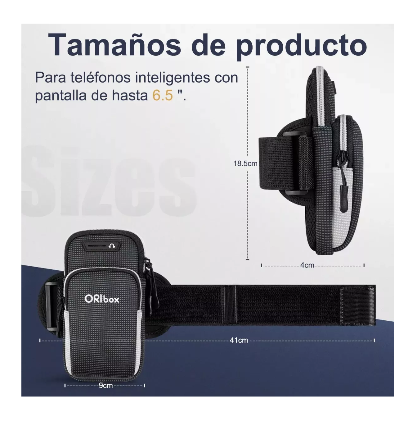 Foto 3 pulgar | Bolsa de Brazo Oribox Doble Bolsillo Negro
