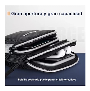 Foto 3 | Bolsa de Brazo Oribox Doble Bolsillo Negro