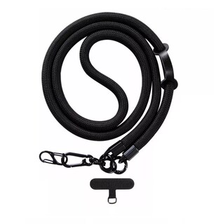 Foto 1 | Colgantes Y Correas Celular Cuerpo Cruzado Ajustable 10mm Negro
