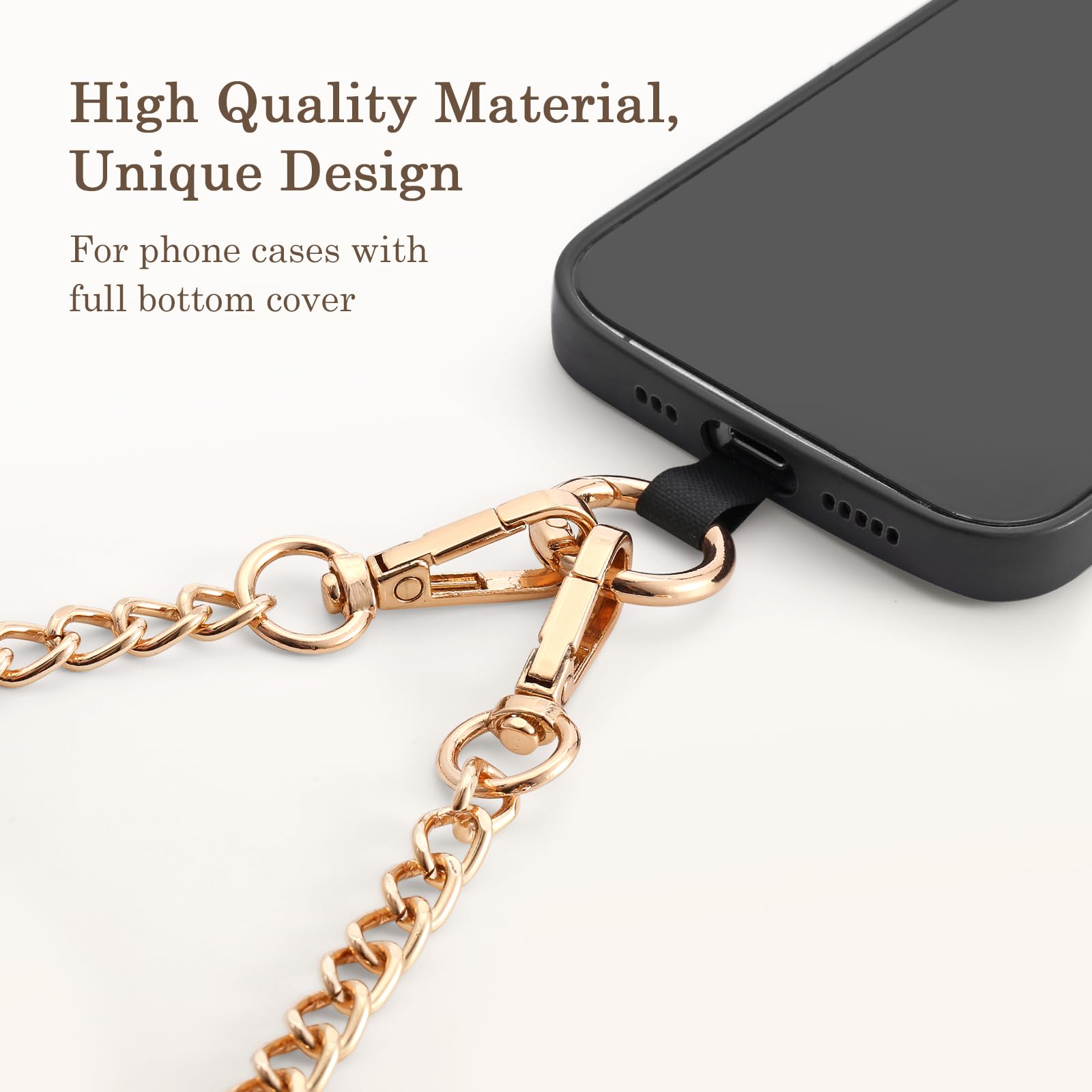 Foto 3 | Cadena Para Teléfono Diaclara Clip And Go Con Funda Con Cierre, Plateada - Venta Internacional.