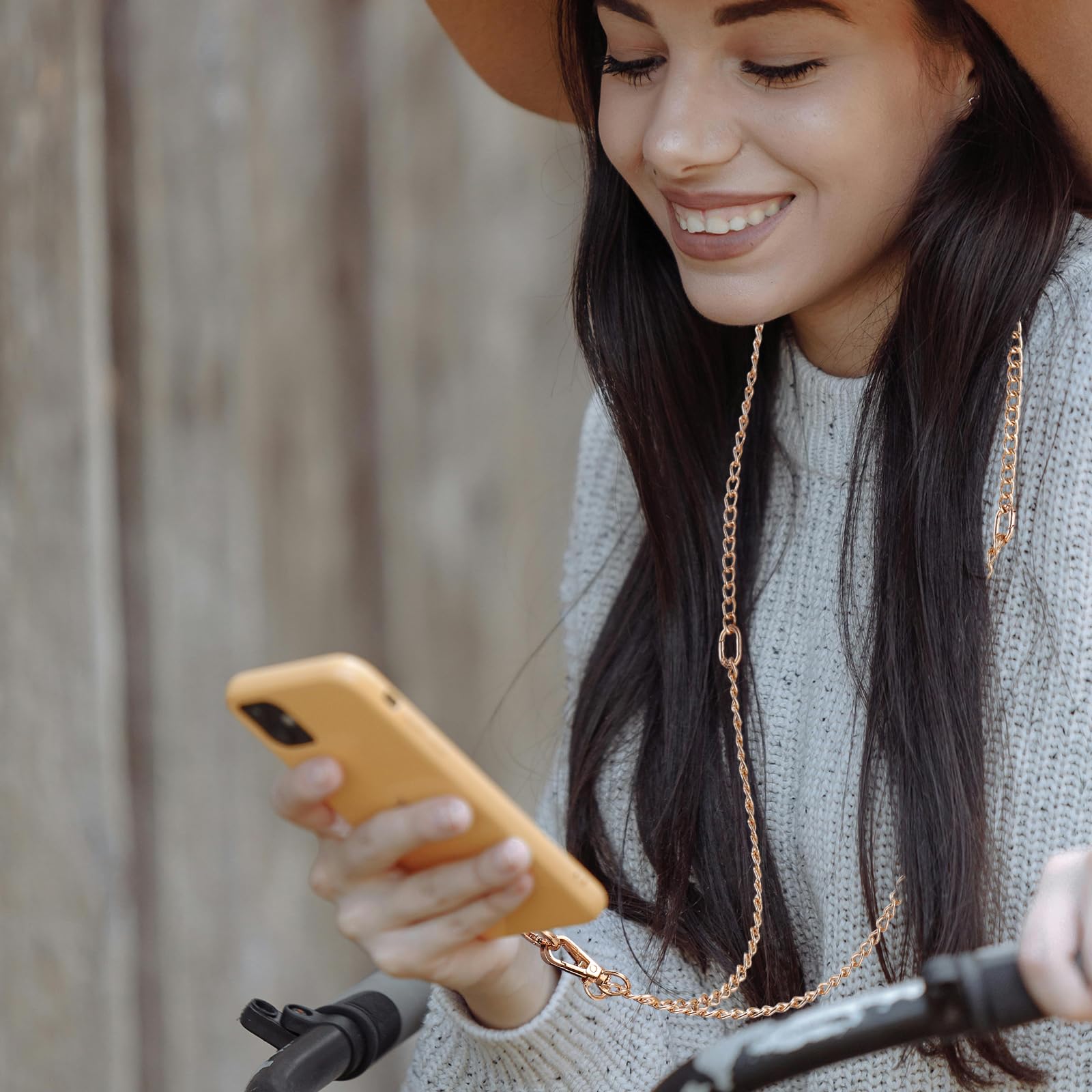 Foto 6 | Cadena Para Teléfono Diaclara Clip And Go Con Funda Con Cierre, Plateada - Venta Internacional.