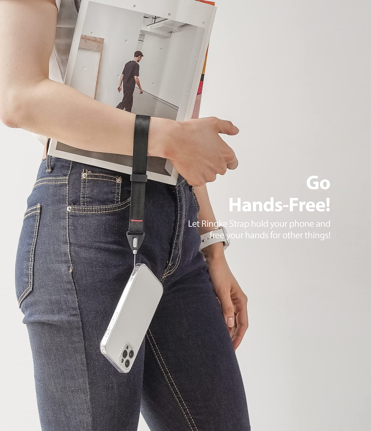 Foto 2 | Cordón De Mano Ringke Universal Para Cámara Y Teléfono - Venta Internacional.