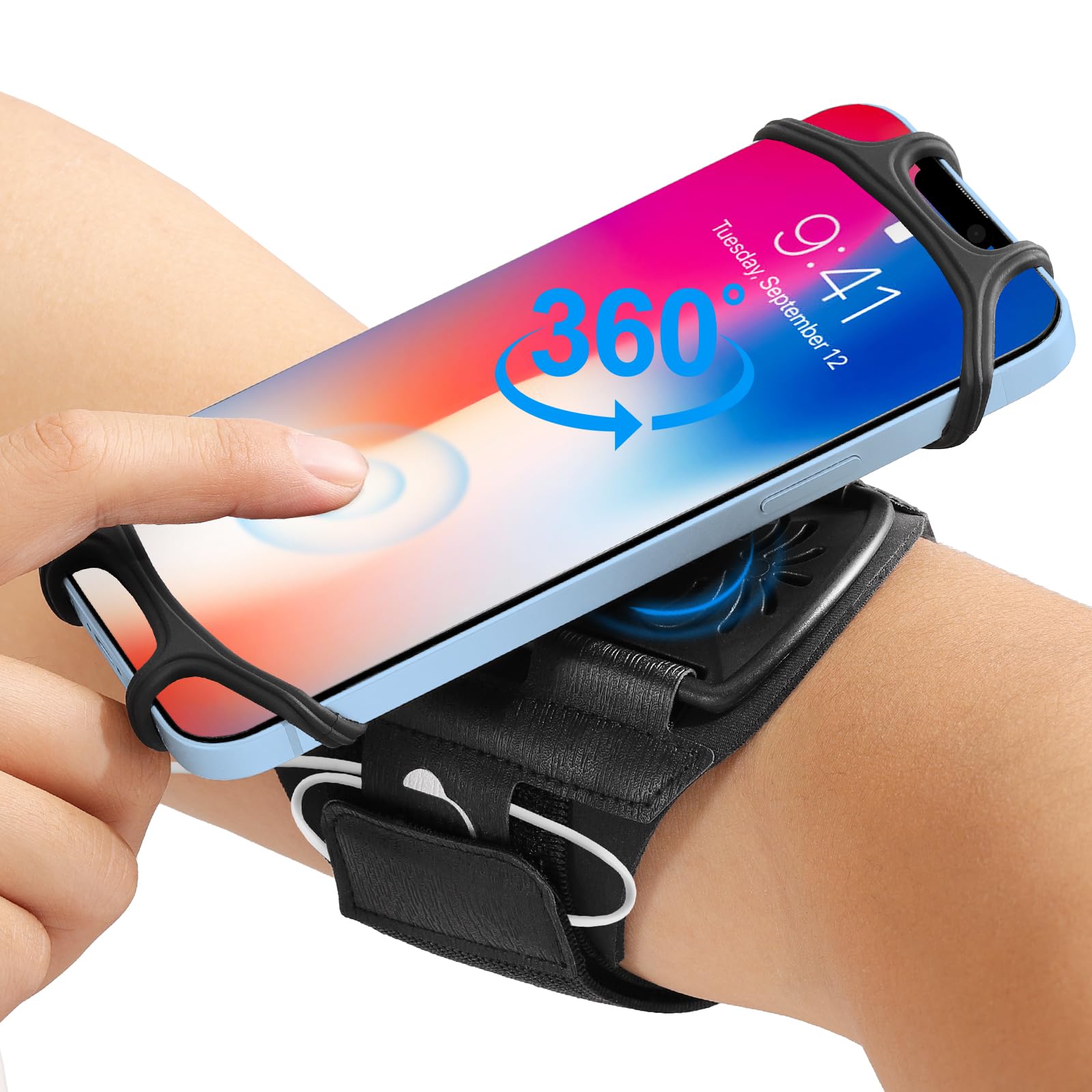 Foto 2 pulgar | Brazalete Para Correr Moko, Giratorio 360°, Para Iphone 16/15/14/13 Pro - Venta Internacional.