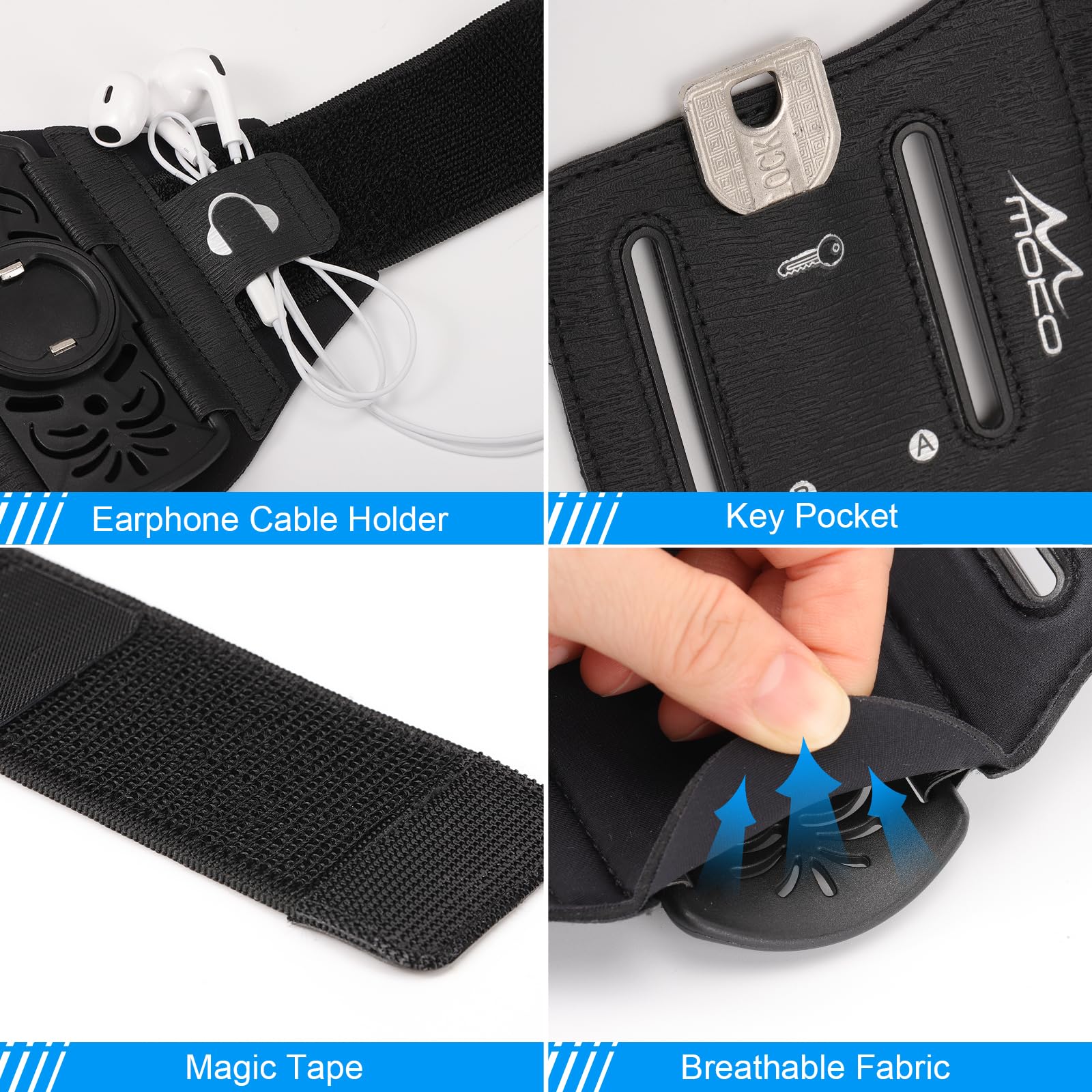 Foto 5 | Brazalete Para Correr Moko, Giratorio 360°, Para Iphone 16/15/14/13 Pro - Venta Internacional.