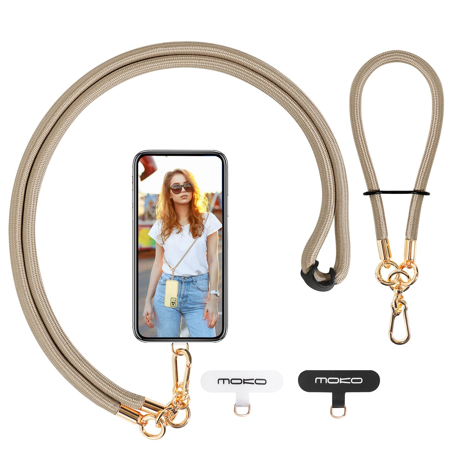 Foto 1 | Cordón Cruzado Para Teléfono Moko Ajustable Para Iphone Samsung - Venta Internacional.