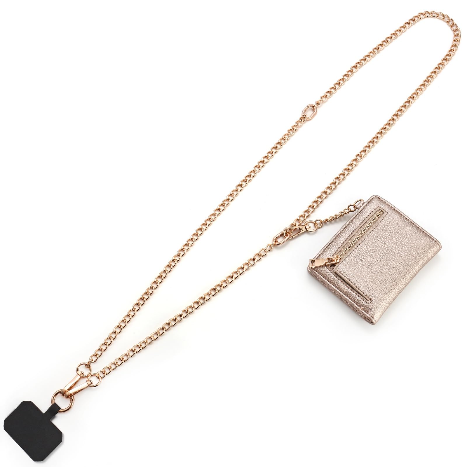 Foto 1 | Correa Para Teléfono Con Cierre, Funda Diaclara Clip And Go, Color Dorado - Venta Internacional.