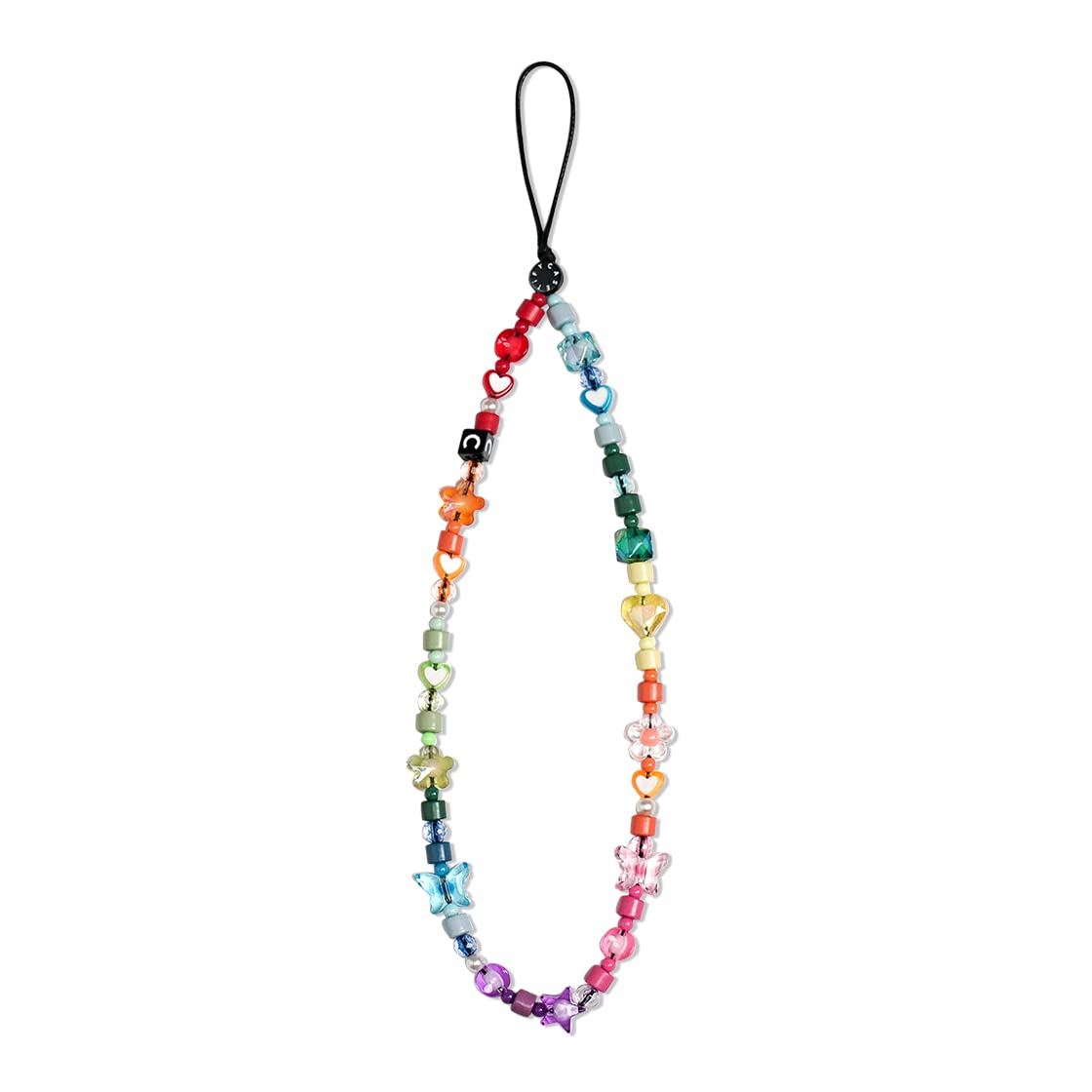 Foto 2 pulgar | Correa De Teléfono Charm Casetify, Correa Brillante Con Cuentas De Arcoíris - Venta Internacional.