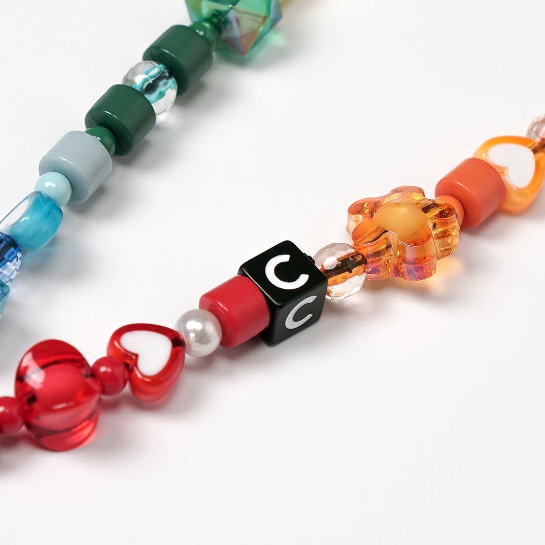 Foto 3 pulgar | Correa De Teléfono Charm Casetify, Correa Brillante Con Cuentas De Arcoíris - Venta Internacional.