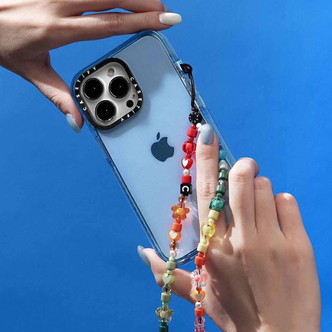 Foto 4 pulgar | Correa De Teléfono Charm Casetify, Correa Brillante Con Cuentas De Arcoíris - Venta Internacional.