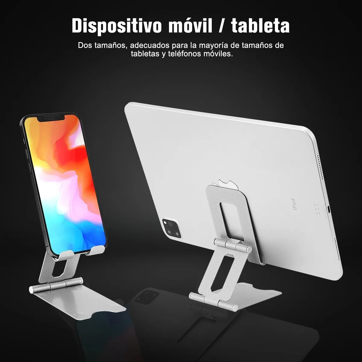 Foto 4 pulgar | Soporte Base de Celular Plegable Malubero color Plateado