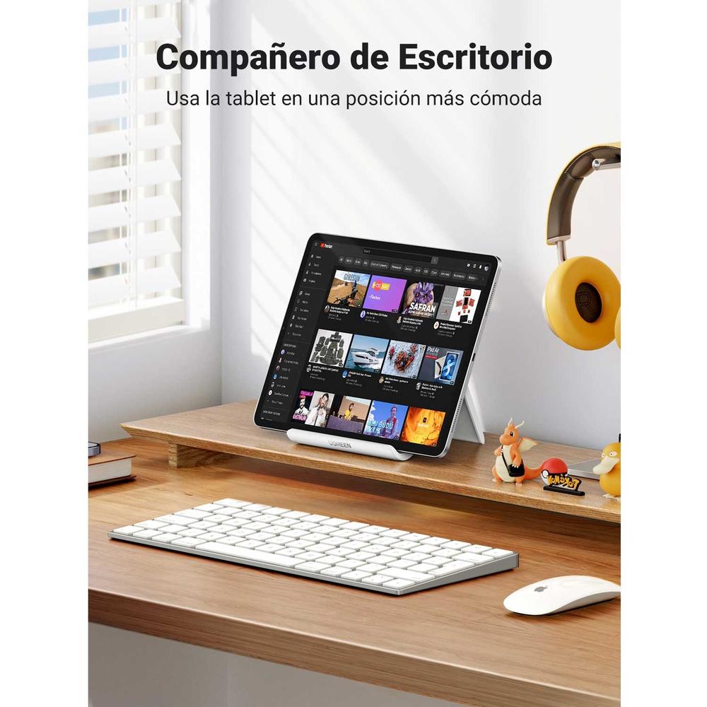 Foto 6 pulgar | Soporte Ugreen Base Universal color Blanco para Teléfono O Tablet