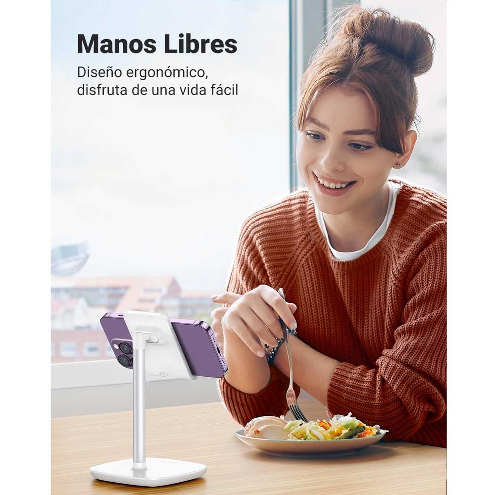 Foto 9 pulgar | Soporte Ugreen Base Universal para Teléfono O Tablet color Blanco