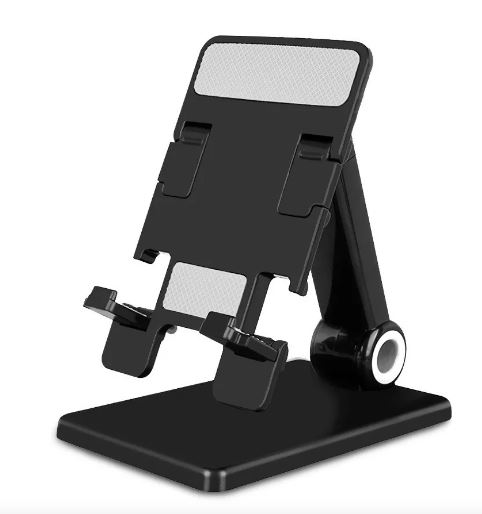 Foto 1 | Soporte de Escritorio para Celular Negro Plegable