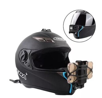 Foto 2 | Base Soporte Casco Para Celular Motocicleta +control Remoto
