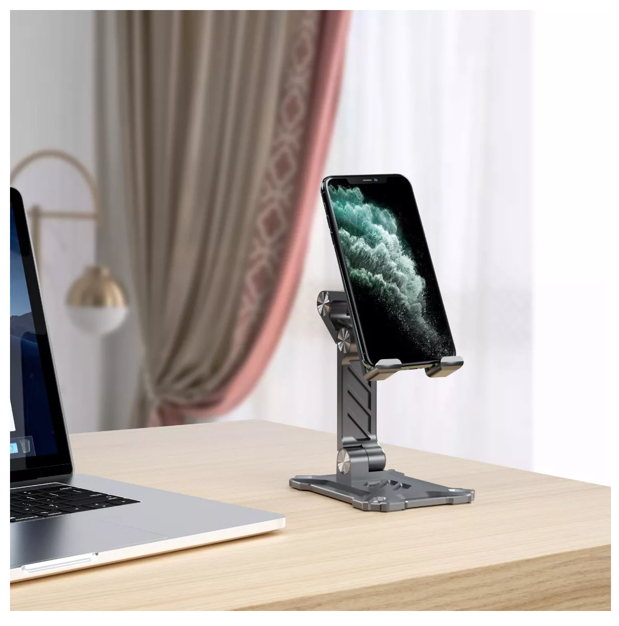Foto 4 pulgar | Soporte Plegable Belug Plateado para Teléfono