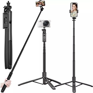 Foto 2 | Palo Selfie Stick Trípode Con Control Remoto Bluetooth 156cm Eo Safe Imports Esi-14268 Negro